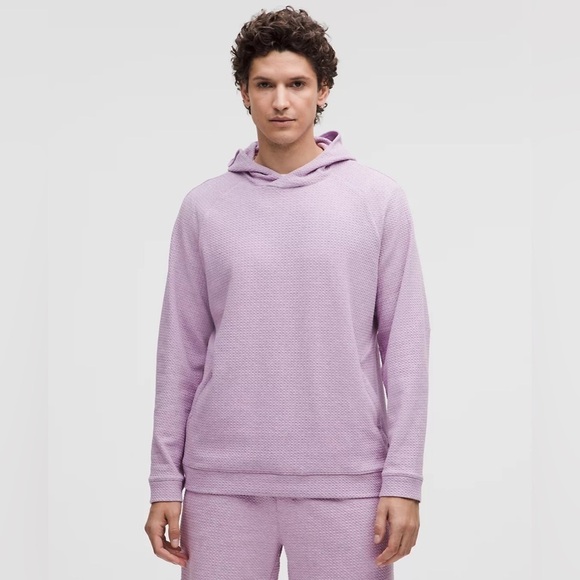 Lululemon Textured Double-Knit Cotton Hoodie color lavender - Picture 1 of 10